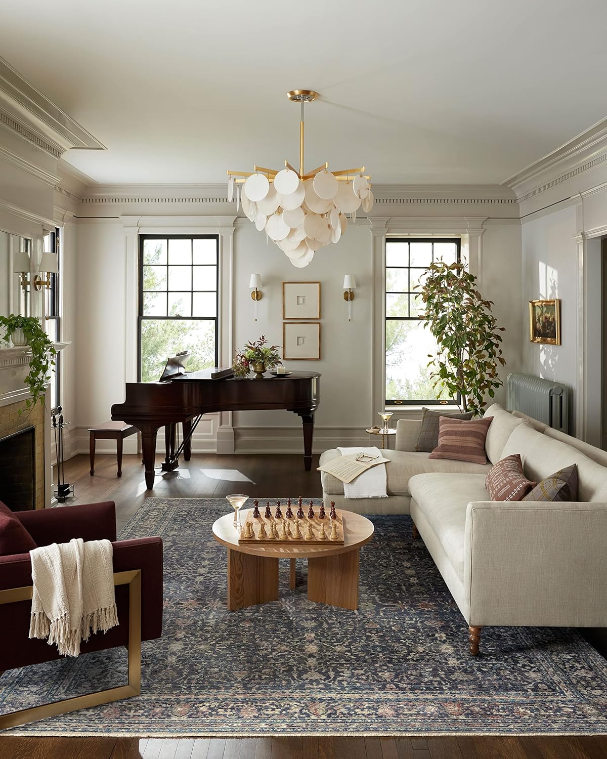 Loloi Jean Stoffer x Bradbury Collection, Midnight & Multi, alfombra decorativa...