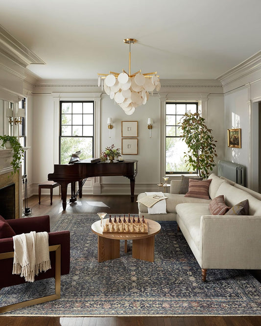 Loloi Jean Stoffer x Bradbury Collection, Midnight & Multi, alfombra decorativa...