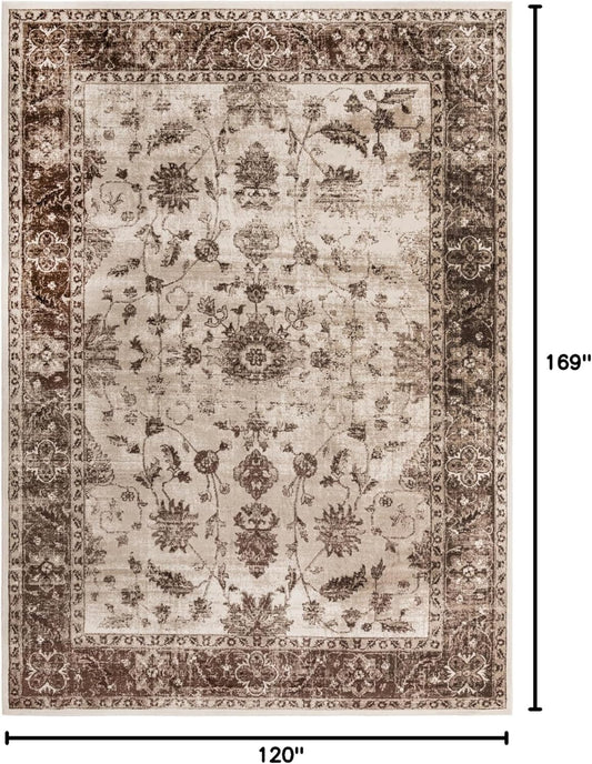 Unique Loom Rushmore Collection - Alfombra de área Lincoln (10 x 14 pies 1...