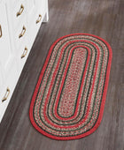 VHC Brands Forrester - Decoración rústica de Navidad tejida a rayas para...
