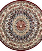 Unique Loom Colección Narenj - Adams - Alfombra redonda de 5 pies 1 pulgada,...
