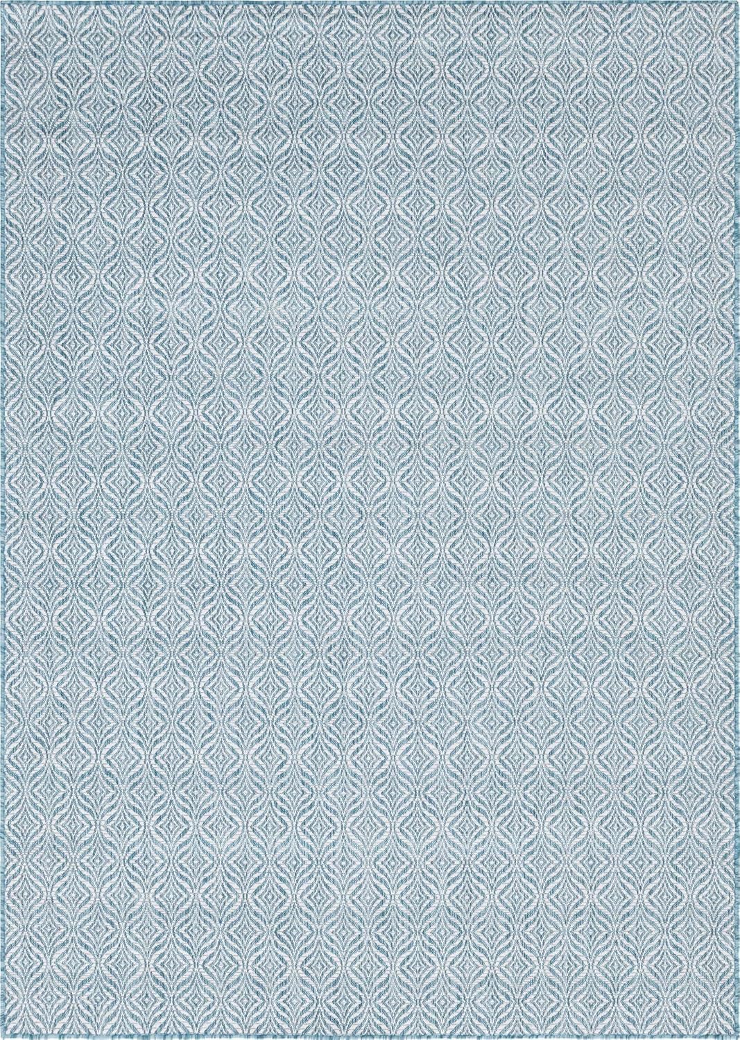 Alfombra de área de la colección Trellis para exteriores, diseño de enrejado