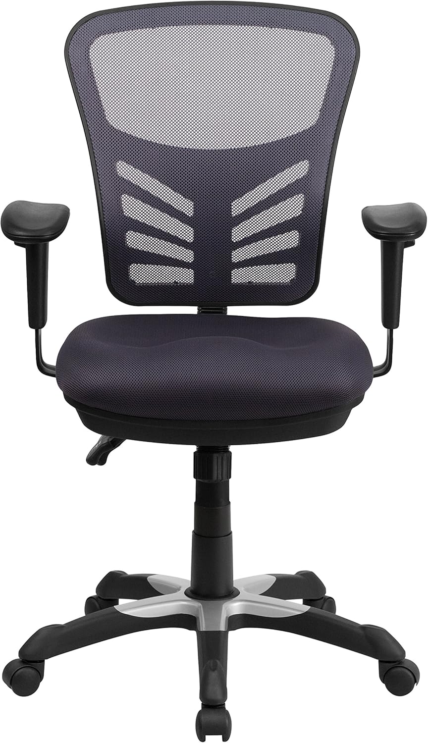 Flash Furniture Nicholas - Silla de oficina ejecutiva, ergonómica y giratoria,...