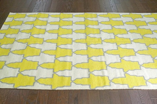 nuLOOM Venice Collection - Alfombra Trina, 5 x 8 pies, color amarillo