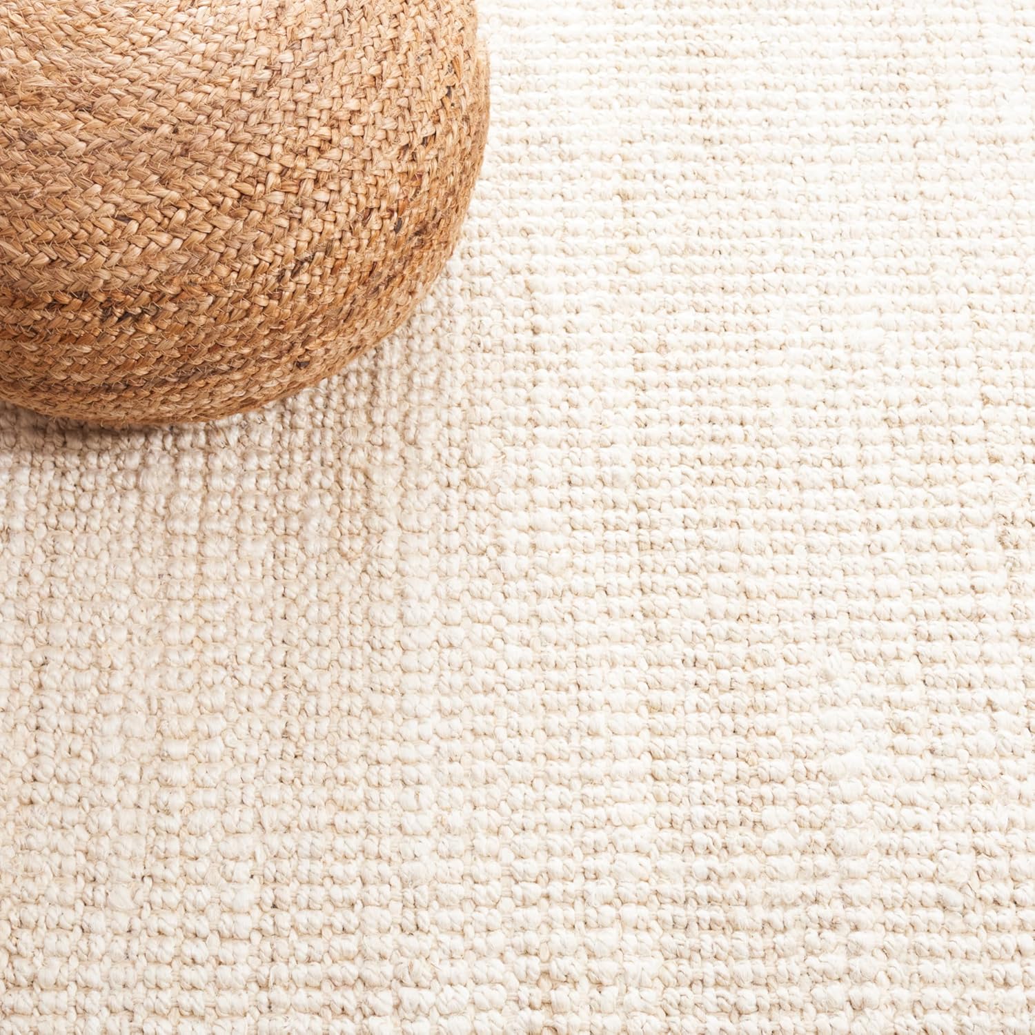 Safavieh colección Natural Fiber - Alfombra decorativa de 3 x 5 pies, marfil,...