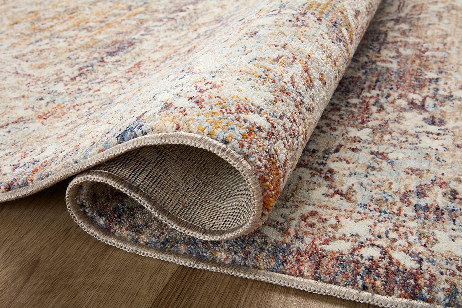 Loloi Sorrento Collection - Alfombra decorativa redonda de 5 pies y 3 pulgadas...