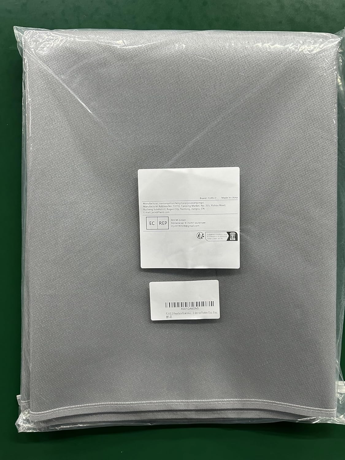 FLASLD Tapete ignífugo para chimenea de 32 x 60 pulgadas, impermeable, debajo...