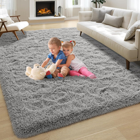 HQAYW Alfombra moderna y esponjosa, alfombras peludas para dormitorio, sala de...