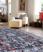 Unique Loom Mangata Collection - Alfombra de área Mahtaab (rectangular 5 pies...