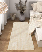 Alfombra de pasillo de 2 x 5 pies  Alfombra rústica de algodón lavable para...