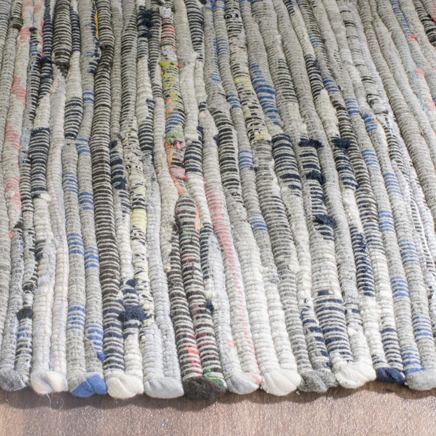 SAFAVIEH, colección Rag Rug - Alfombra bohemia de algodón hecha a mano, de 8...