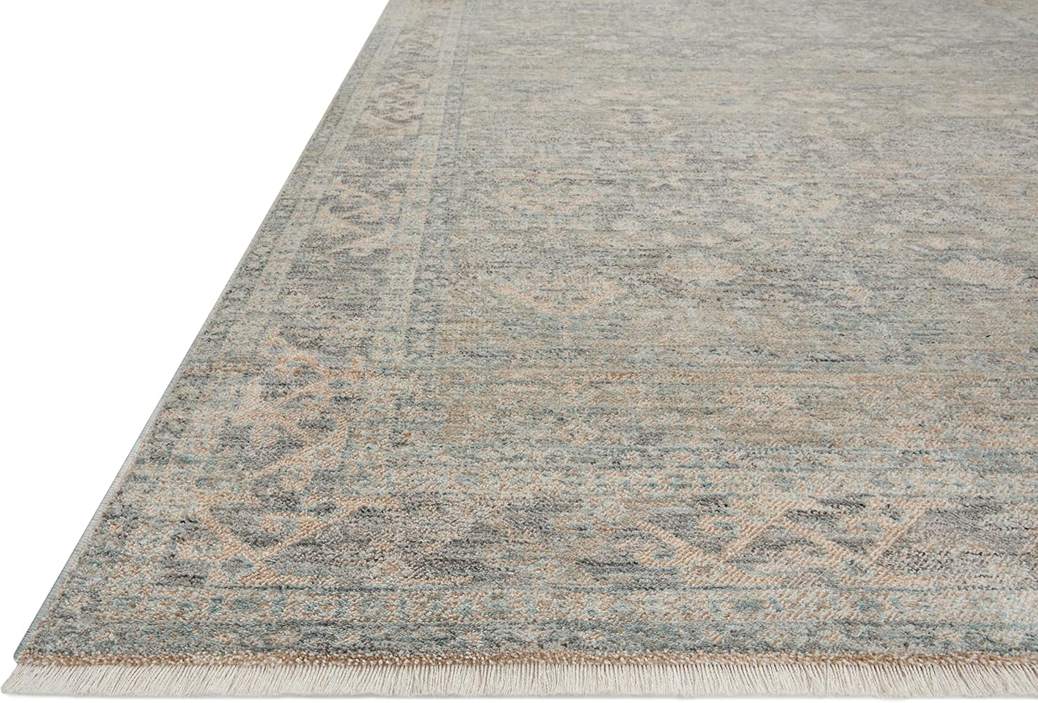 Loloi Angela Rose Blake Collection BLA-01 SkyBeige 7'-10" x 7'-10" Redondo,...