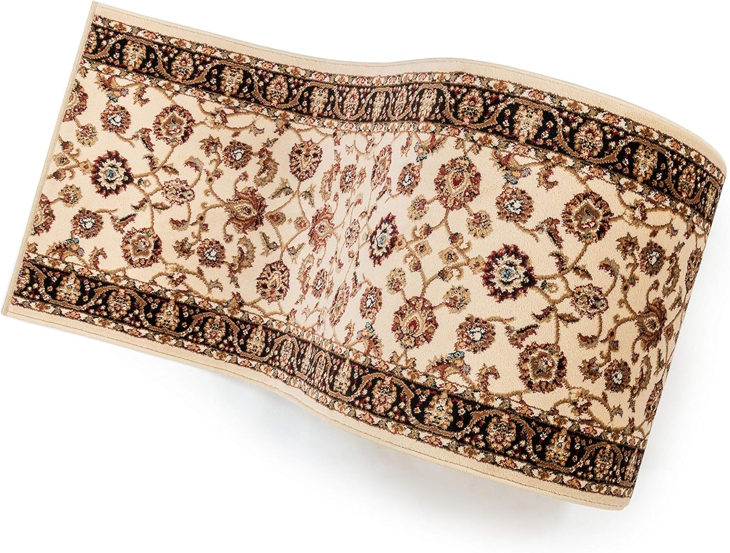 Well Woven - Camino de alfombra persa tradicional con diseño floral rojo y...