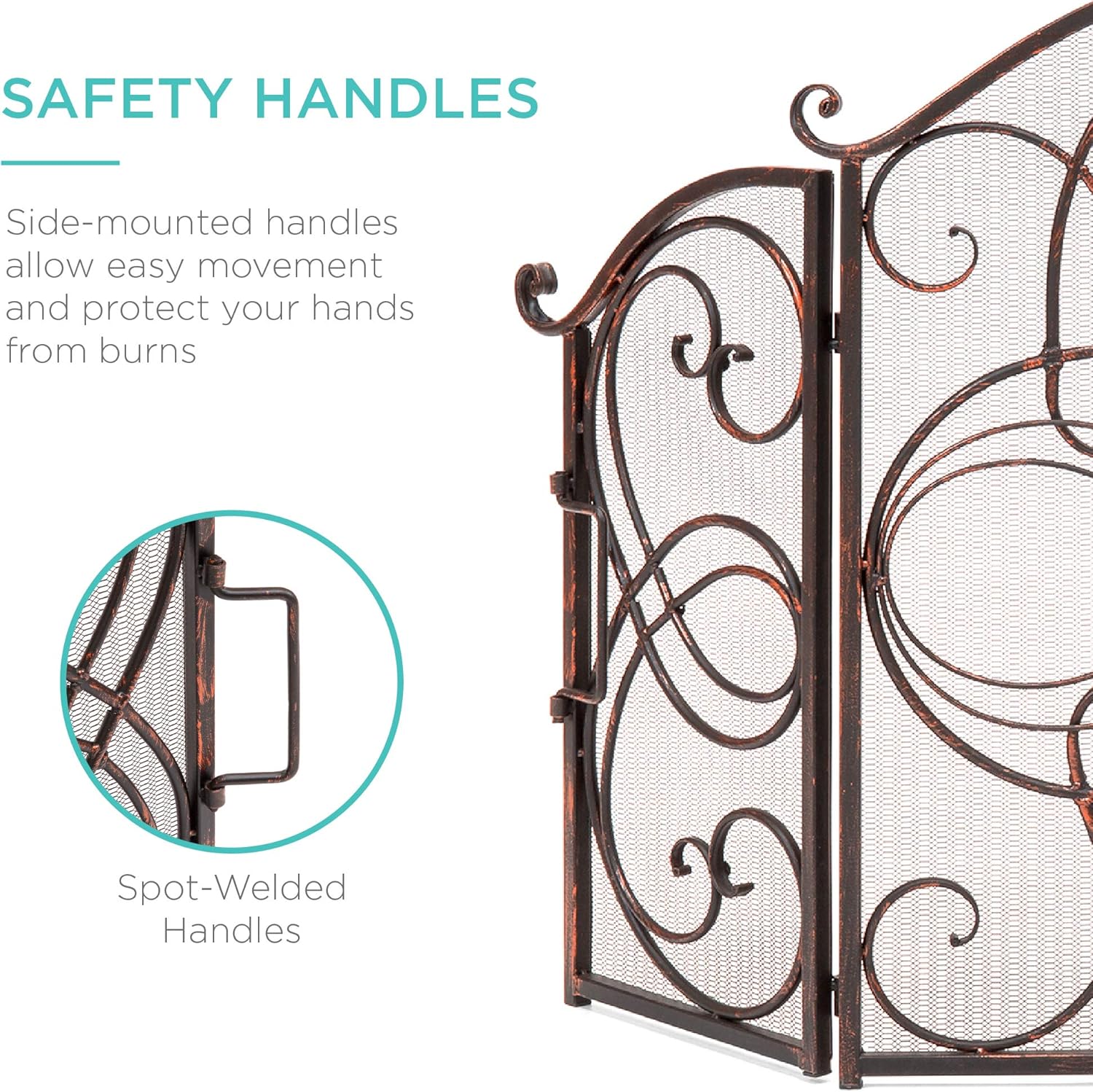 Best Choice Products - Protector de pantalla de seguridad contra chispas para...