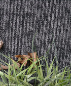 Furnish my Place Alfombra moderna para interiores y exteriores, color negro,...