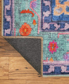 Unique Loom Revival Collection - Alfombra tradicional con borde de medallón...