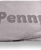 Custom Catch - Manta personalizada para perro, gris o beige, tamaño S