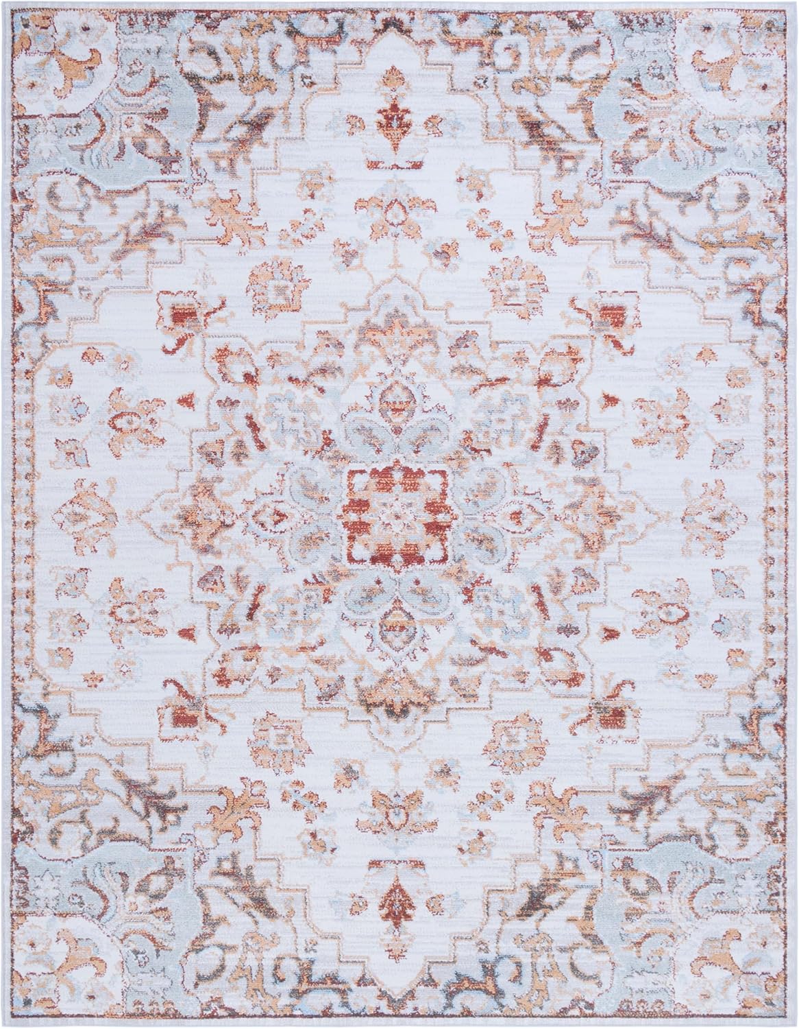 Tucson Collection Alfombra de área de 8 x 10 pies, diseño persa elegante y