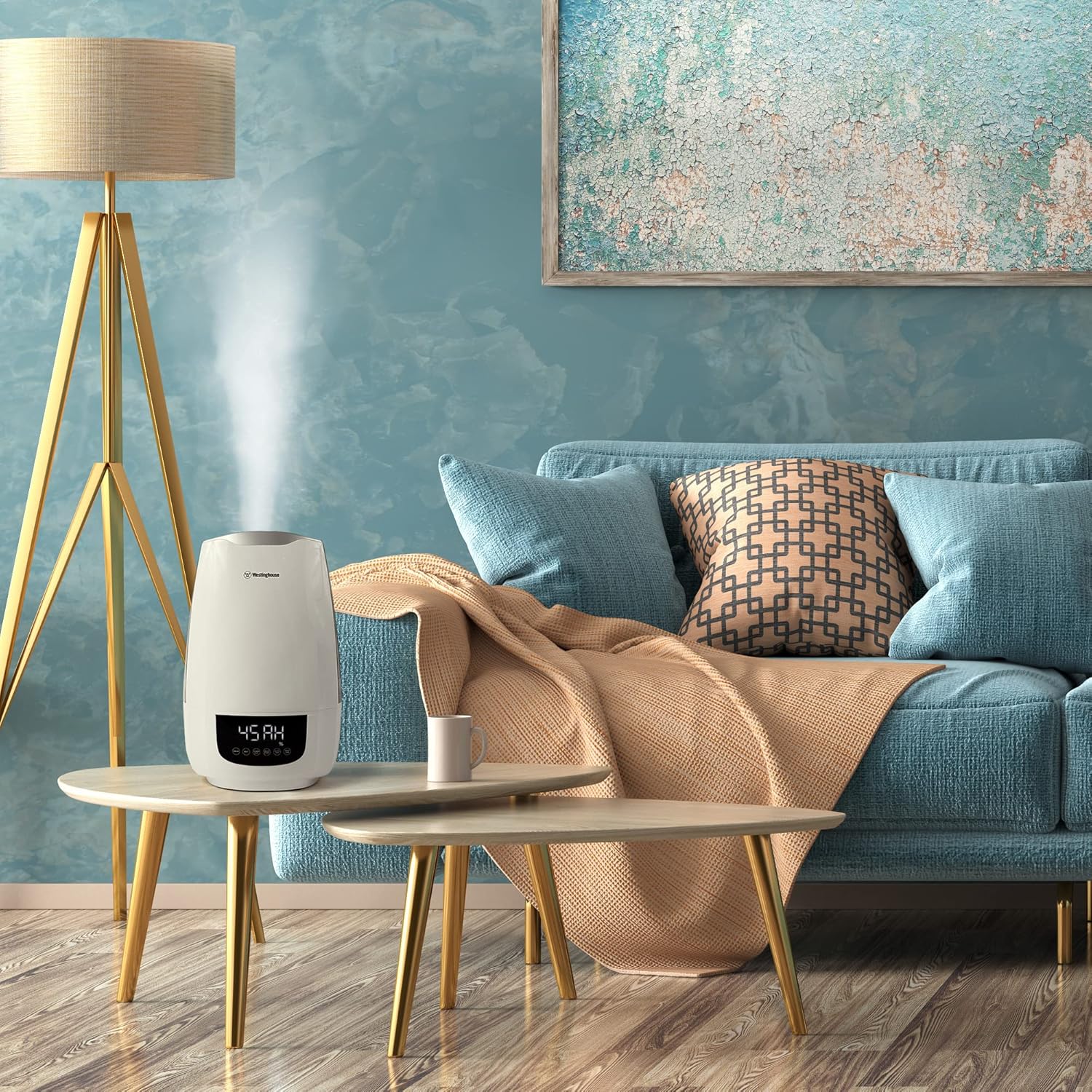 Westinghouse Humidificador ultrasónico digital de niebla fría para dormitorios,...