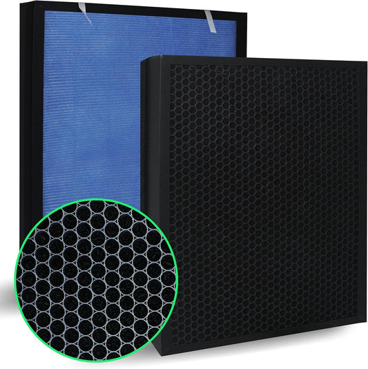 Paquete de 2 filtros de aire H13 True HEPA de repuesto para purificador de aire