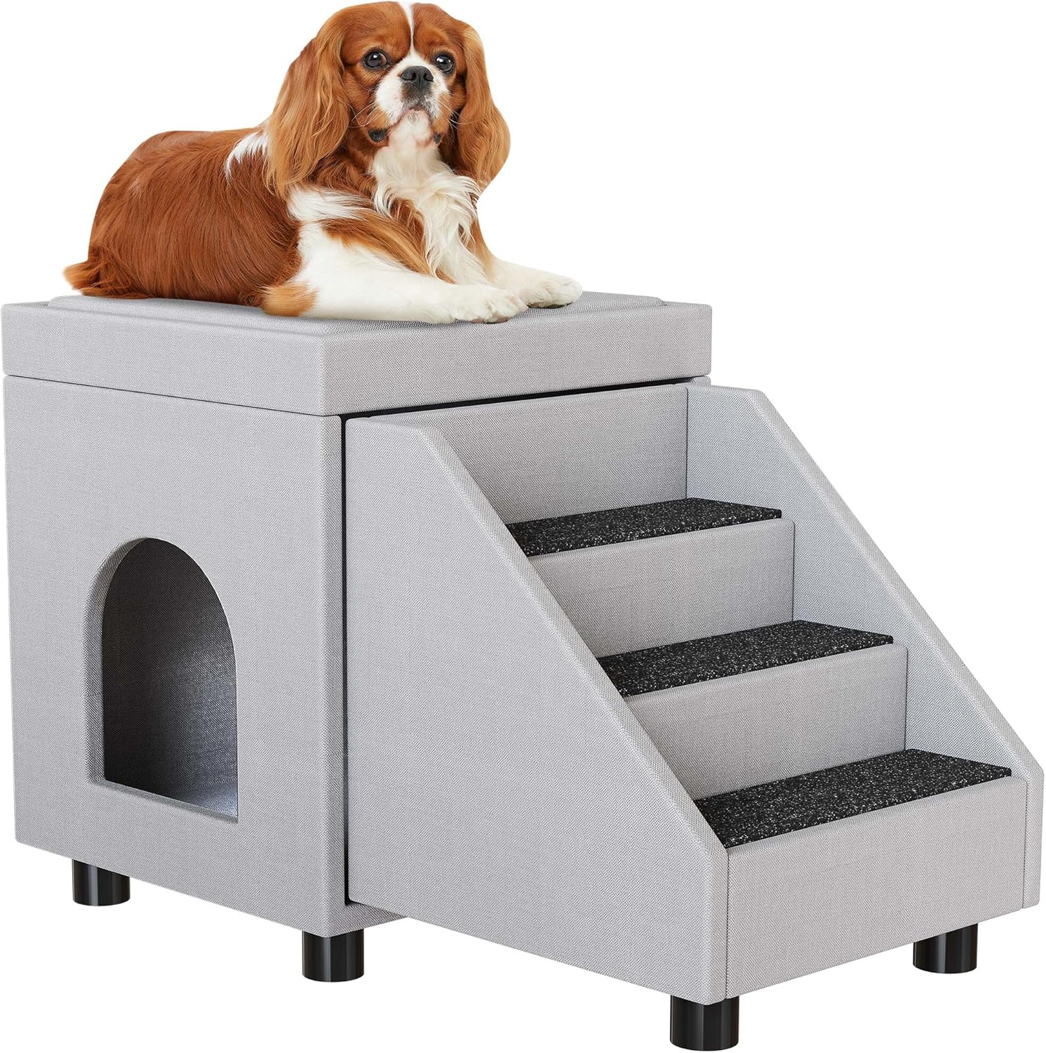 DWVO Escaleras plegables para perros pequeños, ventana de gato con escaleras,...
