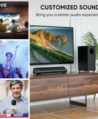 Saiyin Barras de sonido para TV con subwoofer, barra de sonido pequeña de bajo...