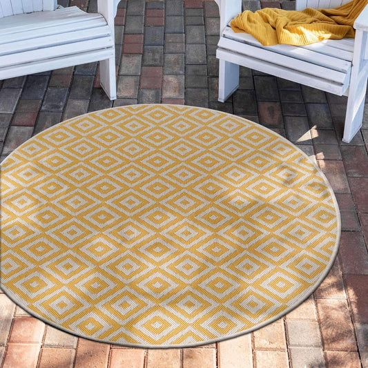 Unique Loom Jill Zarin Outdoor Collection - Alfombra de área - Costa Rica (6...