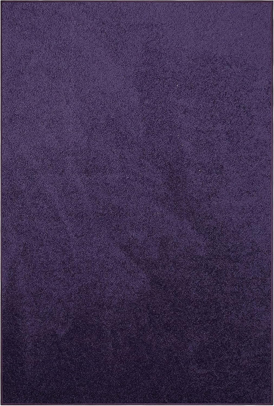 Alfombrilla de color liso, de felpa, moderna, alfombra adecuada para los niños