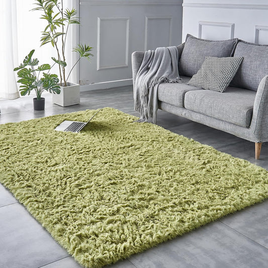 TABAYON Alfombras modernas de lujo de 6 x 9 pies, para interiores y sala de...