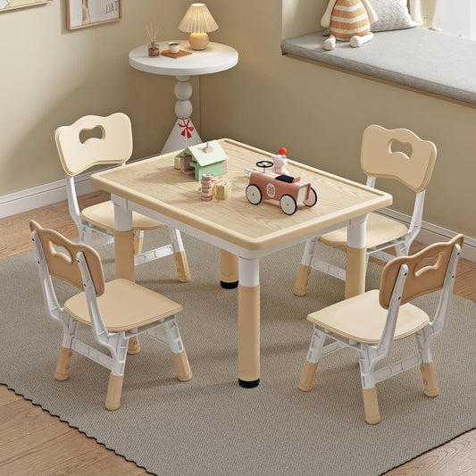 Juego de mesa y sillas para niños, juego de silla y mesa de escritorio de...