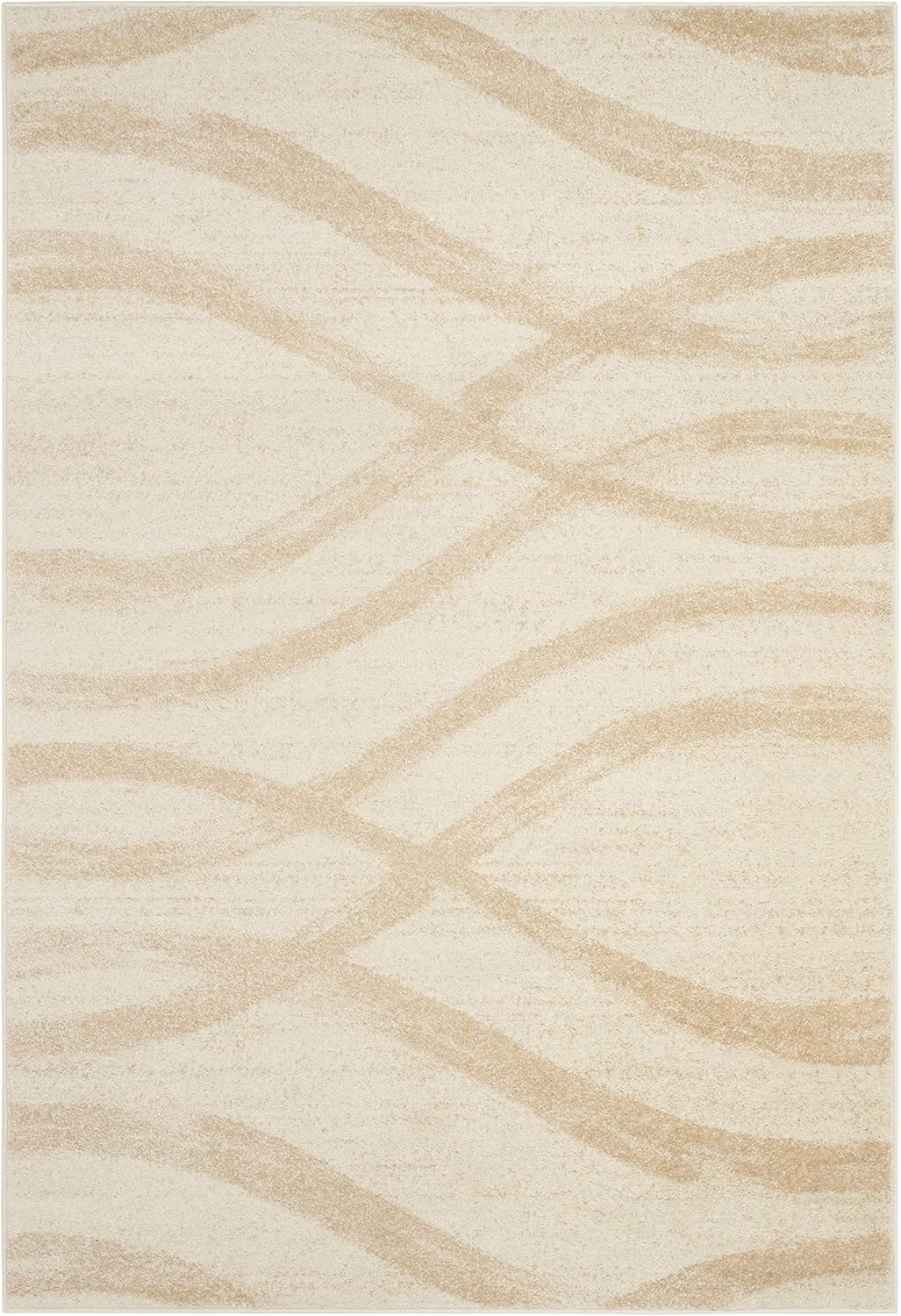 SAFAVIEH Adirondack Collection Tapete de 6 x 9 pies color crema  champán...