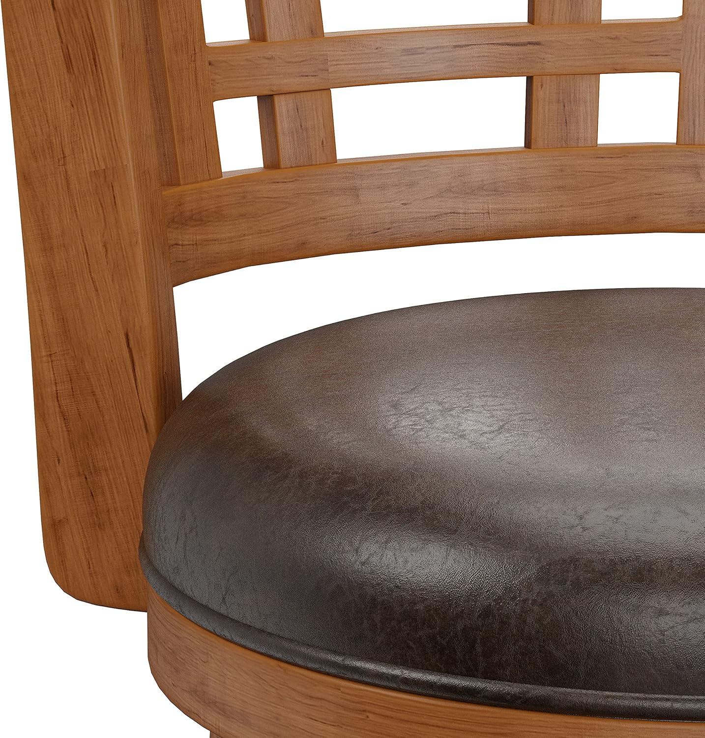 Hillsdale Fairfox Taburete giratorio para encimera de cocina, 24.5 pulgadas de...