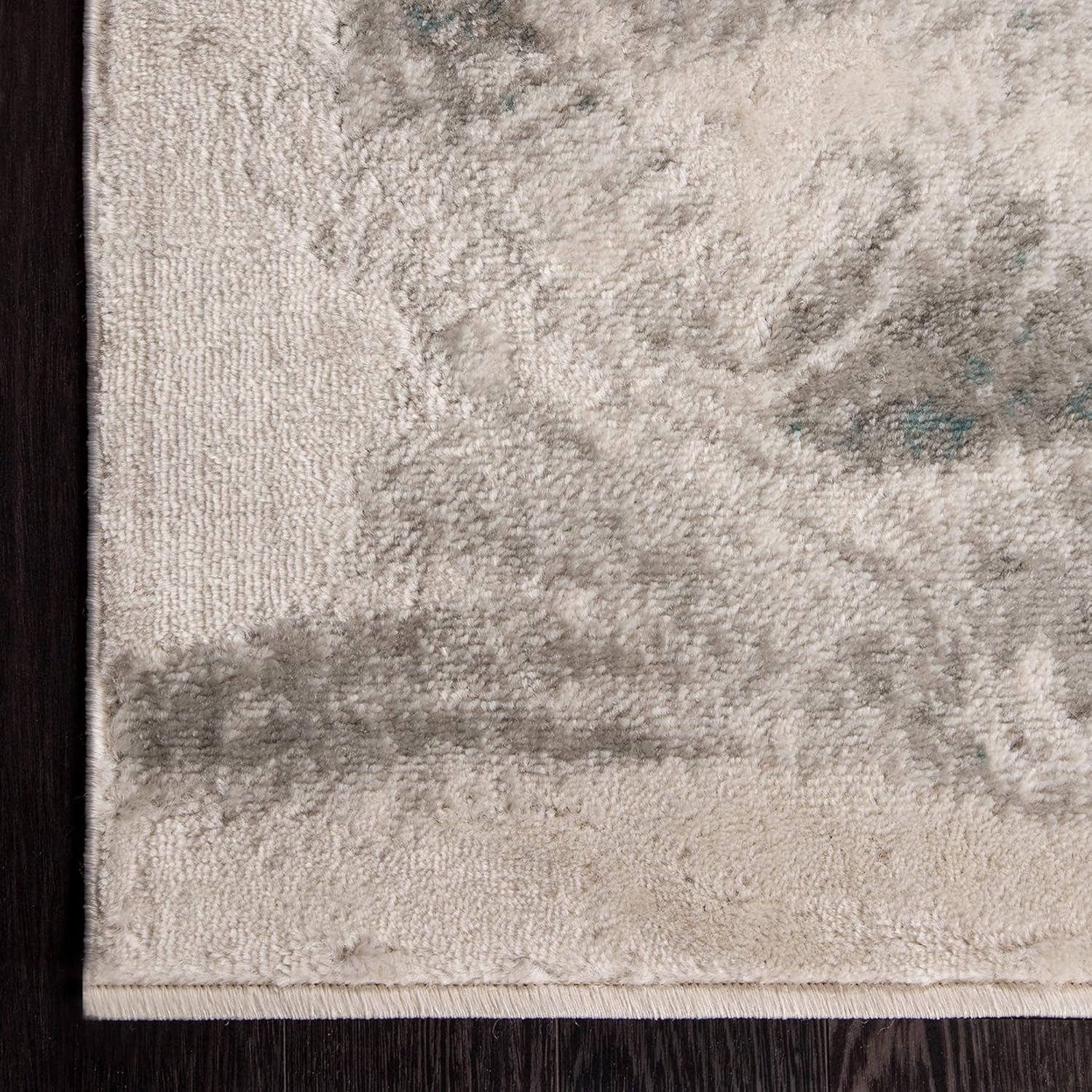 SUPERIOR Alfombra de pasillo para interiores, respaldo de yute, abstracto de...