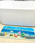 BOPPIE Tapete de baño antideslizante para bañera para niños, tapete de baño...