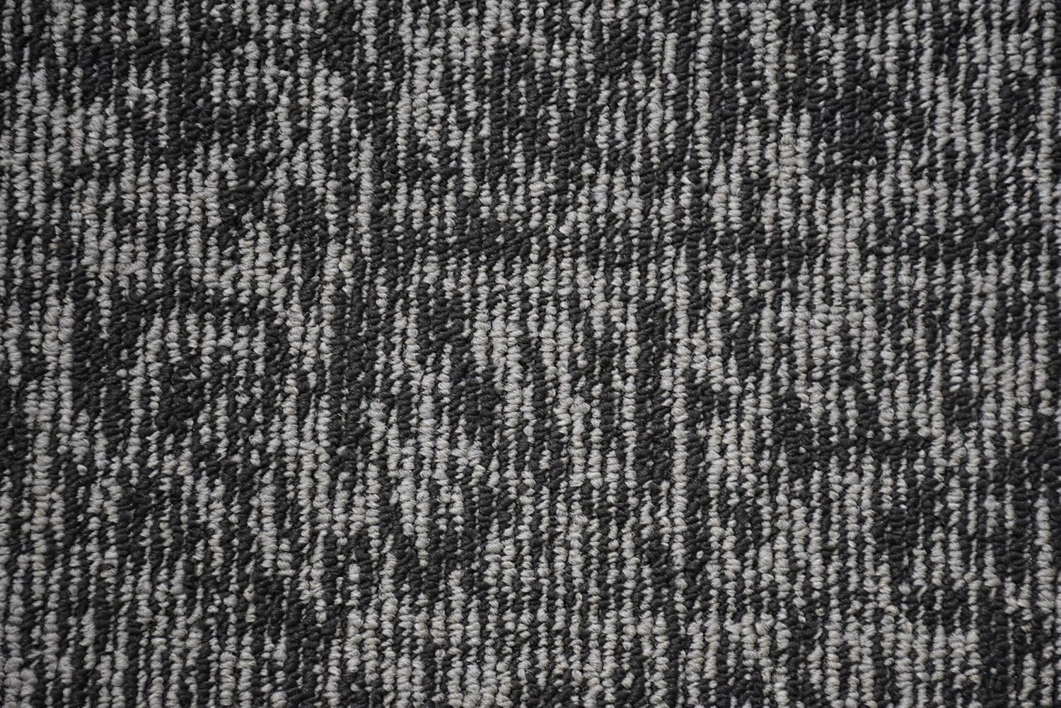 Furnish my Place Alfombra moderna para interiores y exteriores, color negro,...