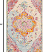 SAFAVIEH Crystal Collection CRS501B - Alfombra de 4 pies x 6 pies, color azul...