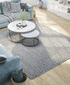BELLEZE Alfombra moderna de color liso para interiores y exteriores, alfombra...