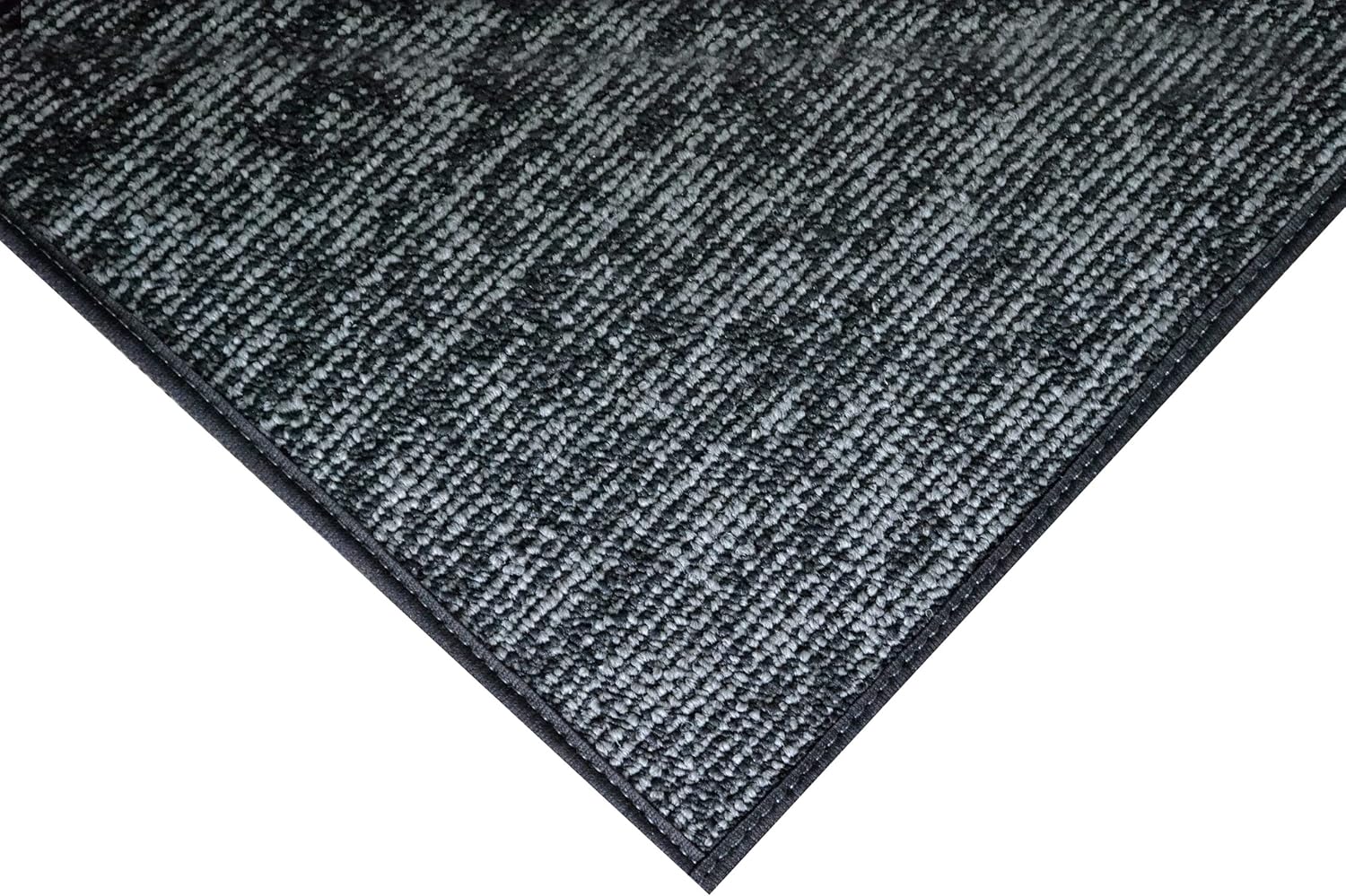 Furnish my Place Alfombra moderna para interiores y exteriores, color negro,...