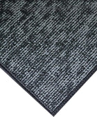Furnish my Place Alfombra moderna para interiores y exteriores, color negro,...