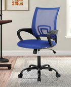 Silla de escritorio ergonómica, silla de oficina de malla para computadora con...