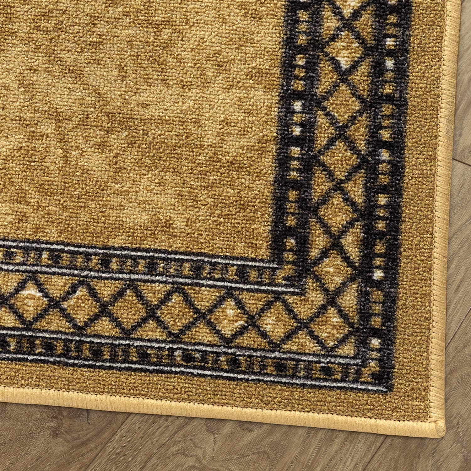 Antep Rugs Alfombras modernas con bordes 2 x 10 pies antideslizantes...