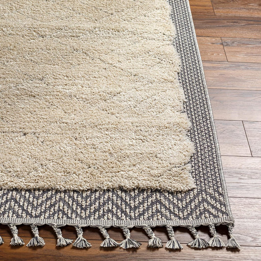 Surya Sousse Global Alfombra geométrica global, 9 pies 6 pulgadas x 12 pies,