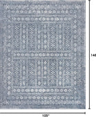 Alfombra de área grande de 9 x 12 pulgadas, alfombras tradicionales para sala...