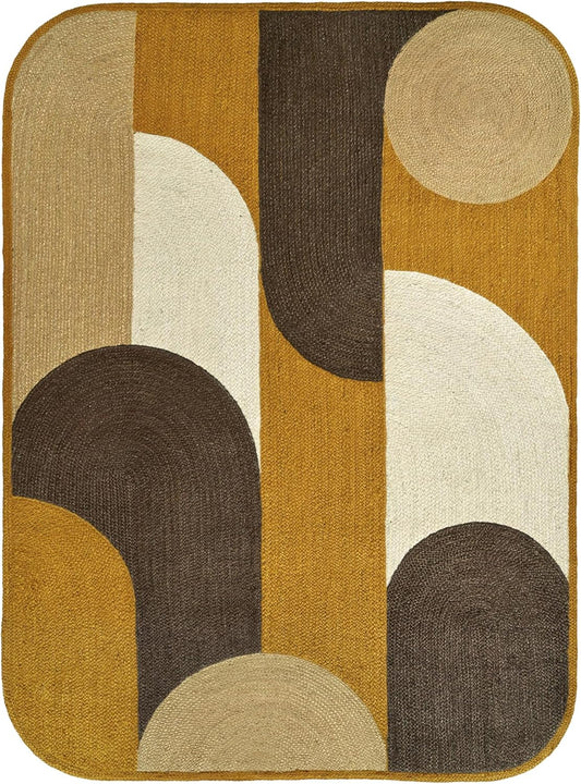 Collection - Alfombra de pasillo de yute de 3 x 10 pies, alfombra trenzada...