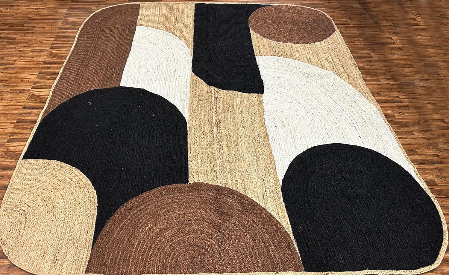 Collection Runner Rug - Alfombra de pasillo de yute trenzada a mano de 3 x 10...