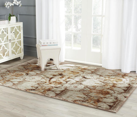 SAFAVIEH Infinity Collection INF553F - Alfombra de área de 8 x 10 pies, verde y...