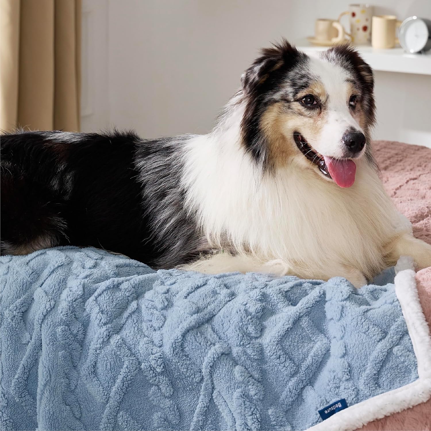 Bedsure Mantas impermeables para perros grandes  Manta para mascotas para...