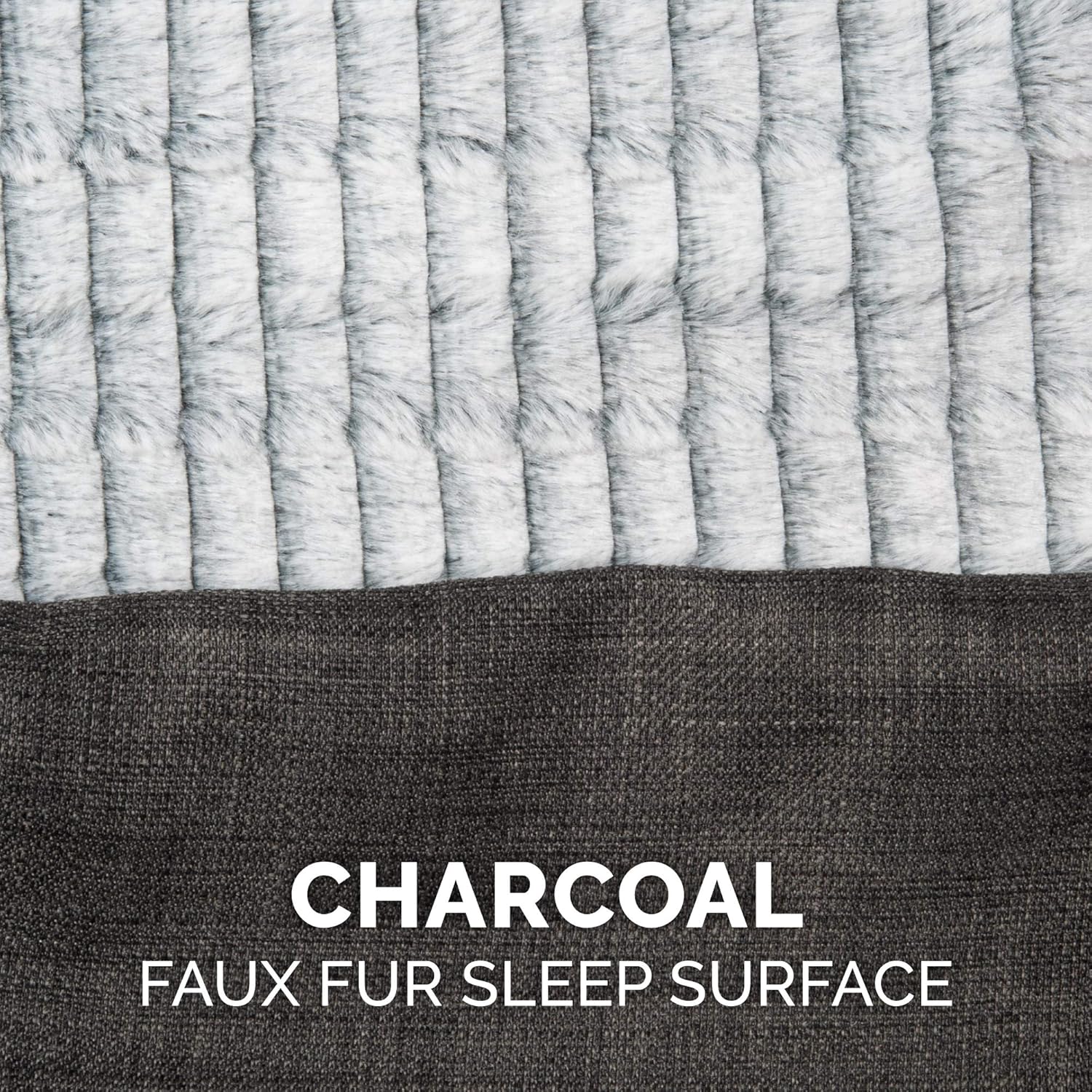 Furhaven - Cama ortopédica para perros grandes hasta 95 lbs lujoso sofá de pelo...