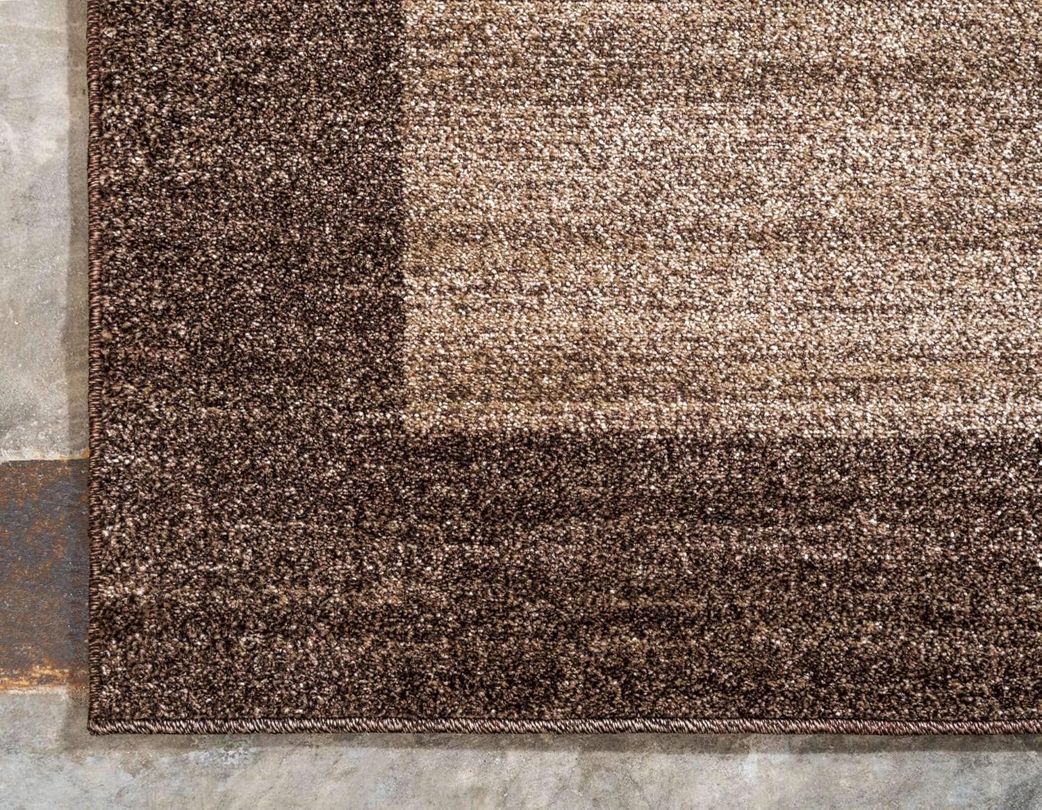 Unique Loom Del Mar Collection - Alfombra de transición contemporánea,...
