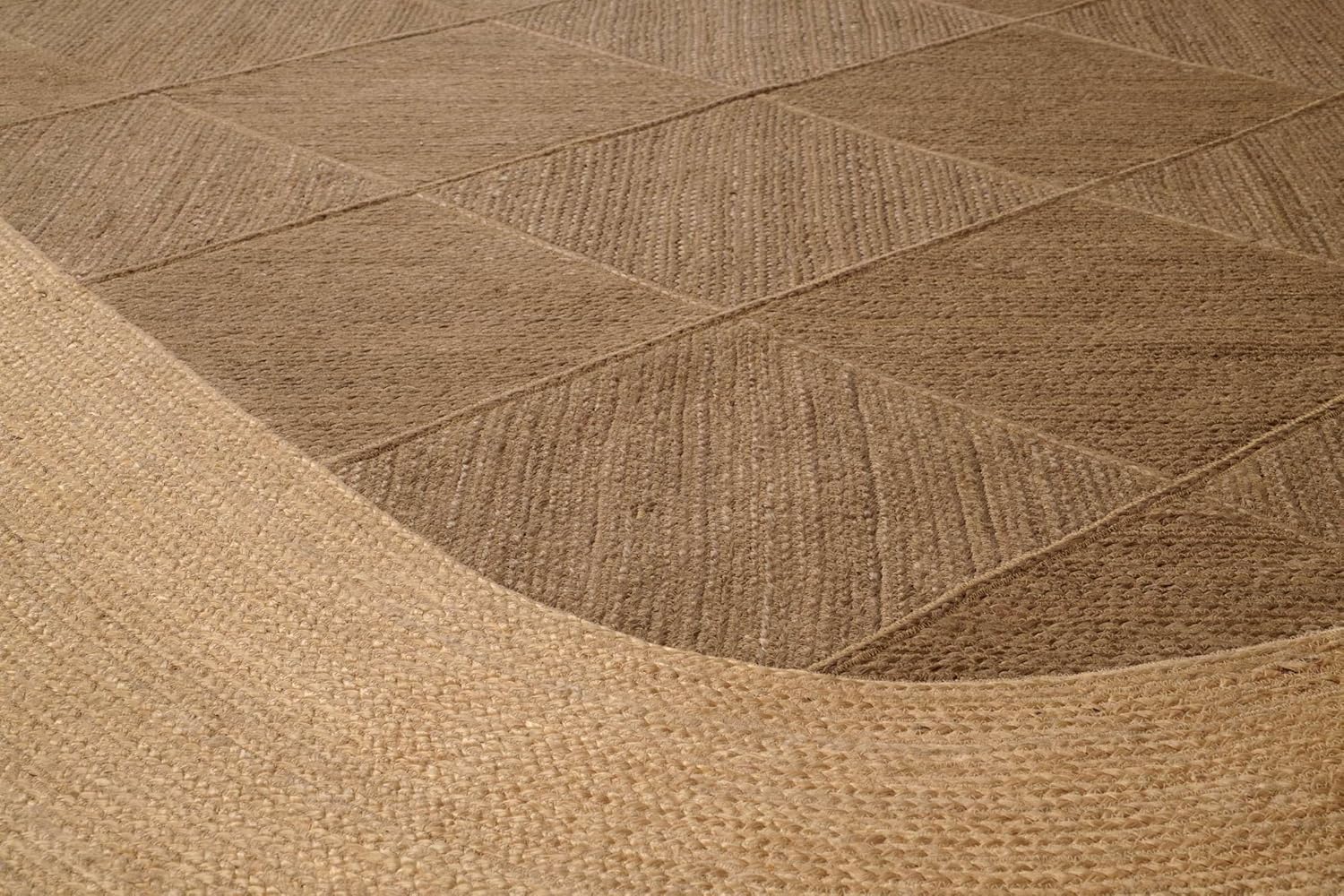 Collection - Alfombra de pasillo de 3 x 10 pies, alfombra de yute natural...